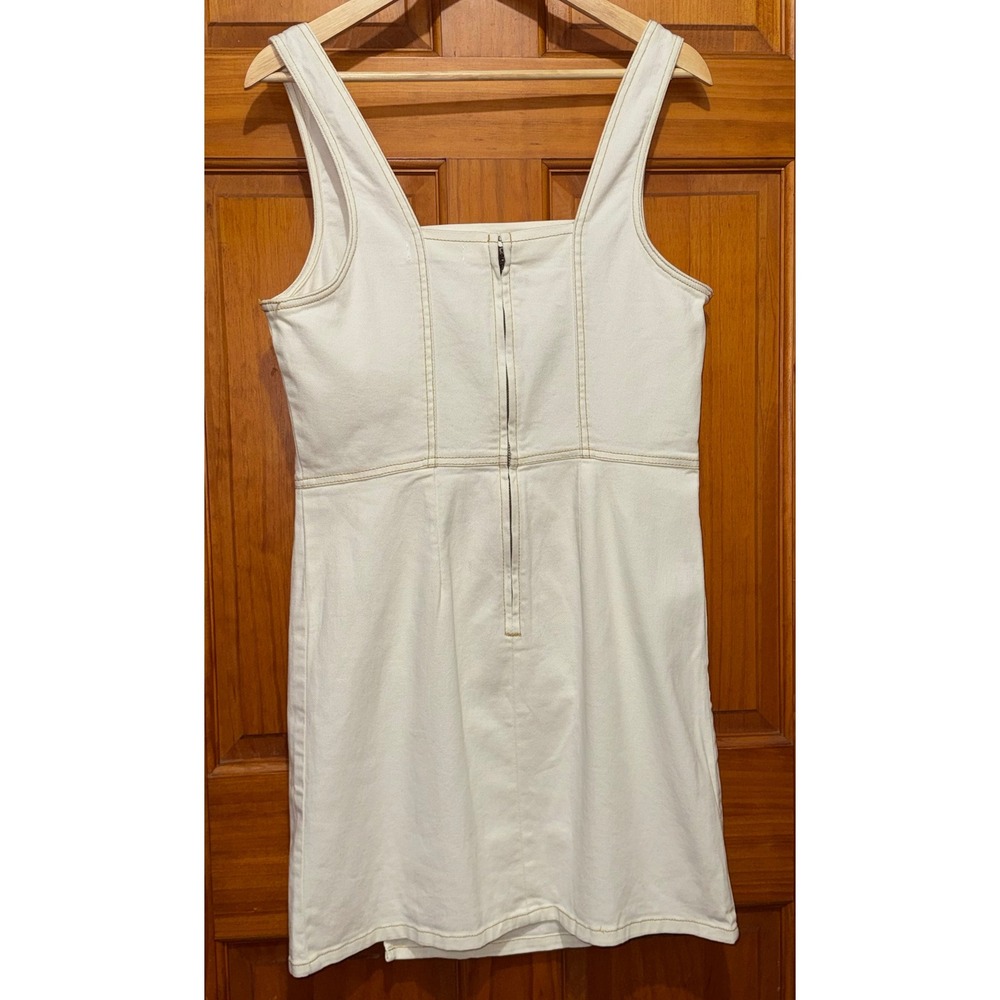 Love Fire Los Angeles Ecru Denim Mini Dress XXL New With Tags - Picture 2 of 9